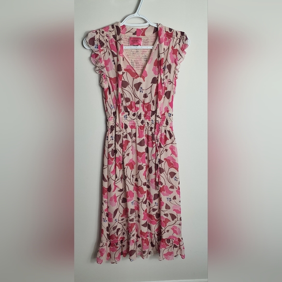 PRE LOVED - Kate Spade Nouveau Bloom Smocked Dress size XS - Picture 5 of 7